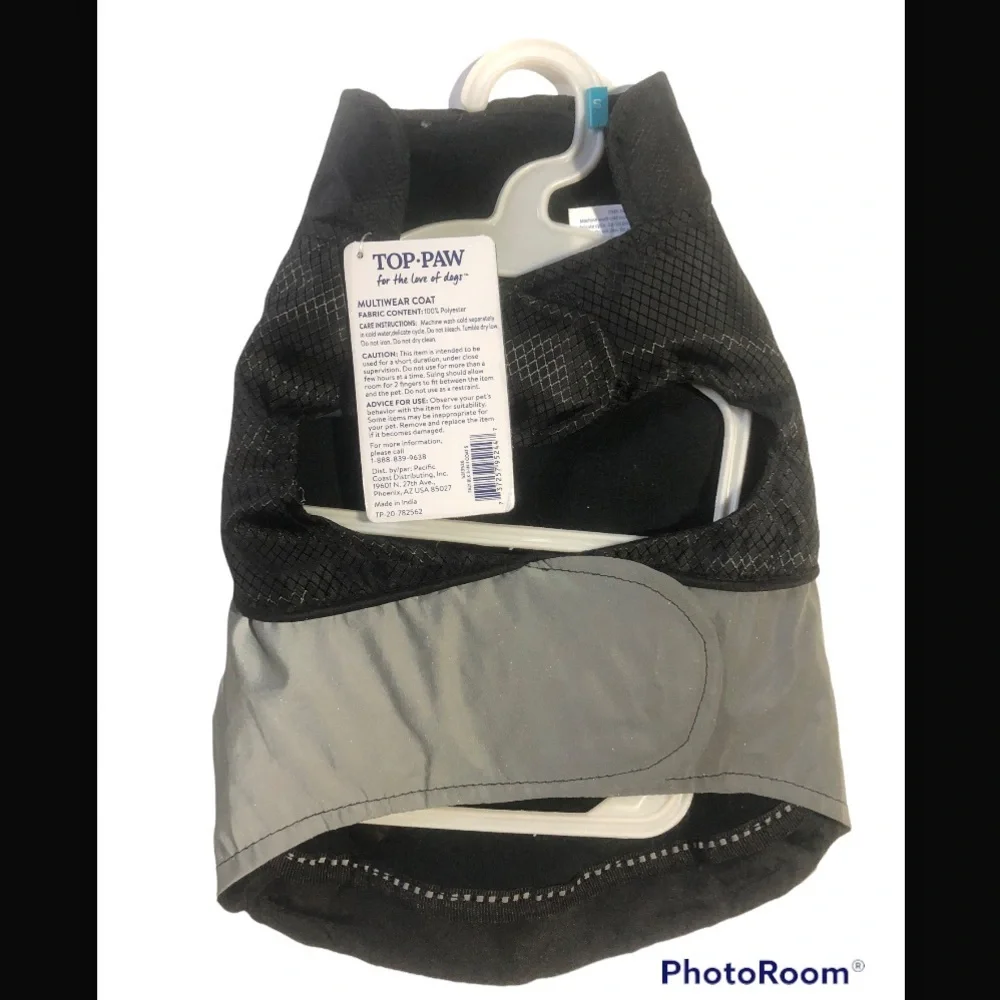 New Top Paw Multiwear Coat Jacket S